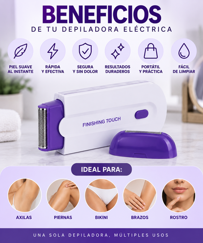Depiladora Eléctrica YESS 4 en 1- Piel suave fácilmente